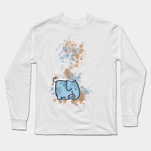 Elephant Long Sleeve T-Shirt by ArryDesign